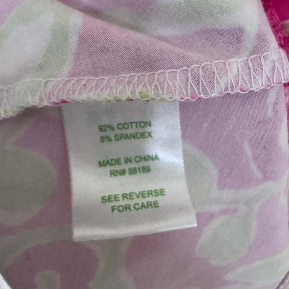 Lilly Pulitzer Petula Hotty Pink Bloomers Strapless Dress Size Medium - Picture 3 of 5